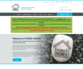Stones4Homes.co.uk(Decorative Aggregates) Screenshot