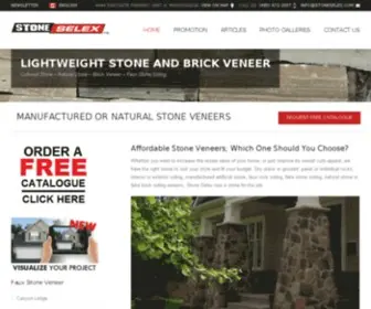 Stoneselex.com(Faux Stone Veneer) Screenshot