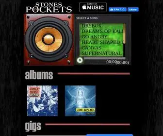 Stonesinpockets.com(Stones in Pockets) Screenshot