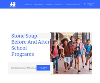 Stonesoupchildcare.org(Stone Soup Before and After School Programs help students achieve all year long) Screenshot