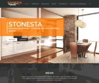 Stonesta.lt(Lauko, vidaus apdailai) Screenshot