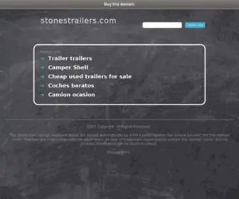 Stonestrailers.com(Stonestrailers) Screenshot