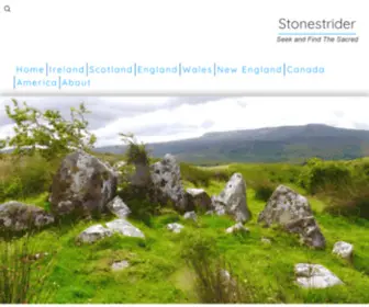 Stonestrider.com(Seek and Find The Sacred) Screenshot