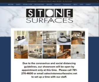 Stonesurfacesinc.net(Granite Countertops & Marble Vanities Woburn) Screenshot