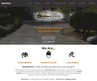 Stonetech2000.com(Concrete San Luis Obispo) Screenshot