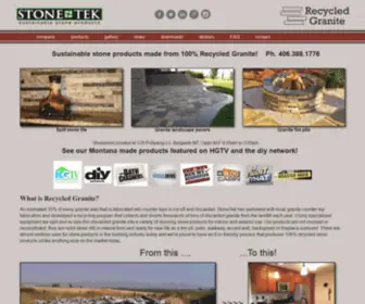 Stonetekproducts.com(StoneTek Sustainable Stone Products) Screenshot