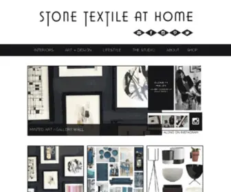 Stonetextileathome.com(Stone Textile At Home) Screenshot