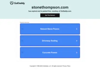 Stonethompson.com(Editorial Photography) Screenshot