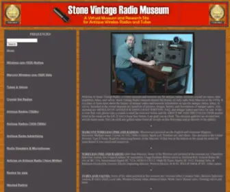 Stonevintageradio.com(Stone Vintage Radio Museum) Screenshot