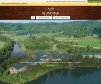 Stonewallresort.com(West Virginia Resort) Screenshot