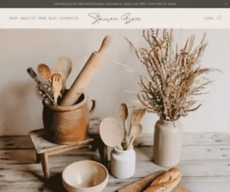 Stonewarebarn.com(Stoneware Barn) Screenshot