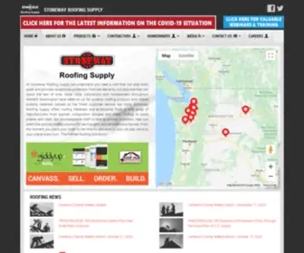 Stonewayroofing.com(Roofing Materials & Building Products at STONEWAY ROOFING SUPPLY) Screenshot