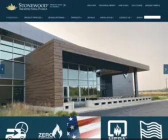 Stonewoodpanels.com(Stonewood Architectural Panels) Screenshot