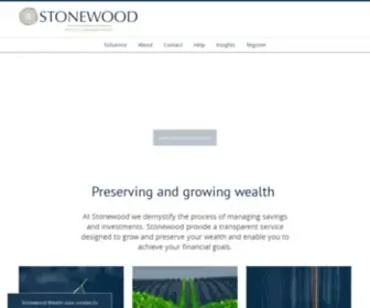 Stonewoodwealth.com(Stonewood Wealth Management) Screenshot