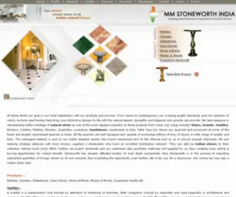 Stoneworthindia.com(Sandstone) Screenshot