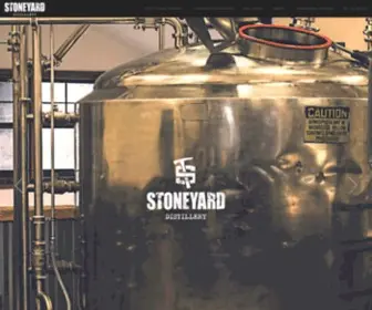 Stoneyarddistillery.com(Stoneyard Distillery) Screenshot