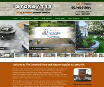 Stoneyard.net(The Stoneyard Salem NH) Screenshot