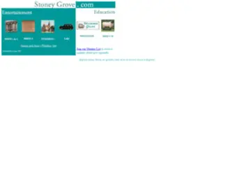 Stoneygrove.com(Stoney Grove) Screenshot