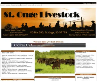 Stongelivestock.com(ST ONGE LIVESTOCK) Screenshot