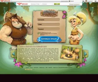 Stonies-Game.com(Baue deine eigene Steinzeit) Screenshot