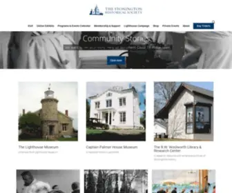 Stoningtonhistory.org(The Stonington Historical Society) Screenshot