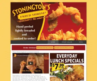 Stoningtonsseafood.com(Shrimp it's what we do) Screenshot