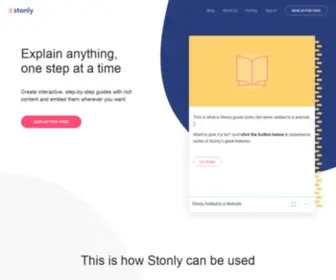 Stonly.com(Knowledge Management For Customer Service) Screenshot