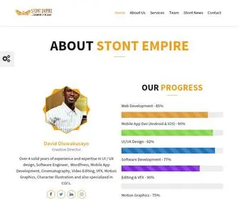 Stontempire.com(Creativity at its peak) Screenshot