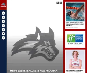 Stonybrookathletics.com(Stony Brook University Athletics) Screenshot