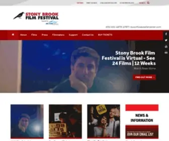 Stonybrookfilmfestival.com(The Stony Brook Film Festival presented by Island Federal Credit Union) Screenshot