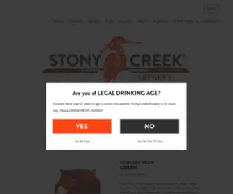 Stonycreekbeer.com(Stony Creek BreweryStony Creek Brewery) Screenshot