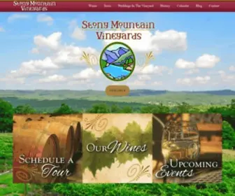 Stonymountainvineyards.com(Albemarle, NC) Screenshot