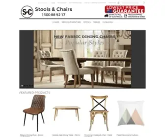 Stoolsandchairs.com.au(Stools & Chairs) Screenshot