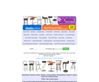 Stoolsonline.co.uk(Buy online kitchen stools) Screenshot