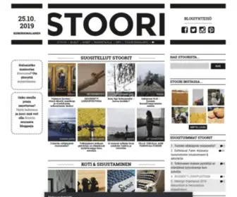 Stoori.fi(Stoori on kaikenlaisille bloggaajille tarkoitettu blog) Screenshot
