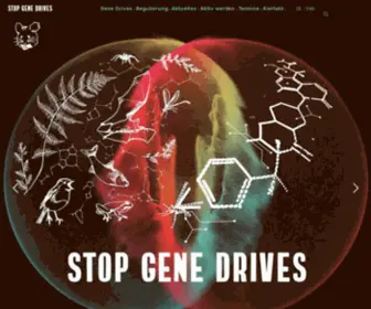 Stop-Genedrives.eu(Stop Gene Drives Kampagne) Screenshot