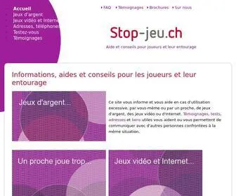 Stop-JEU.ch(Nous serons de retour dans peu de temps) Screenshot