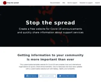 Stop-THE-Spread.dev(Stop the spread) Screenshot