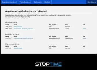 Stop-Time.cz(Sportovní) Screenshot