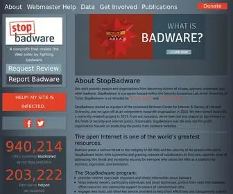 Stopbadware.org(Stopbadware) Screenshot