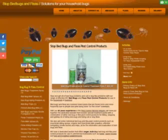 Stopbedbugsandfleas.co.uk(Bed Bug & Flea Pest Control Products) Screenshot