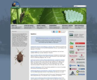 Stopbmsb.org(The brown marmorated stink bug) Screenshot