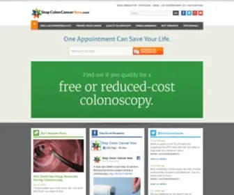 Stopcoloncancernow.com(Stop Colon Cancer Now) Screenshot