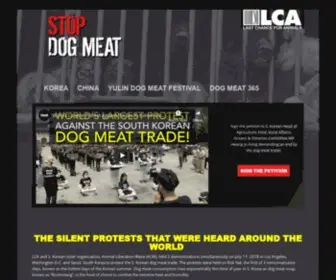 Stopdogmeat.com(Sign Now to Stop Dog Meat Sign Now to Stop Dog Meat) Screenshot