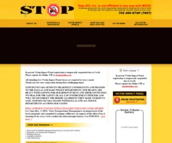 Stopdui.org(Stop DUI) Screenshot