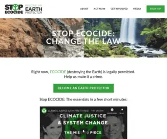 Stopecocide.earth(Stop Ecocide) Screenshot