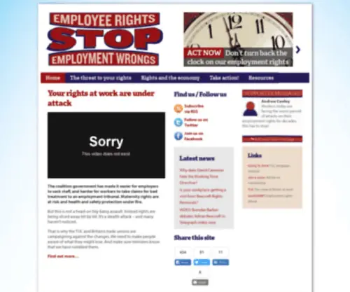 Stopemploymentwrongs.org(Stopemploymentwrongs) Screenshot