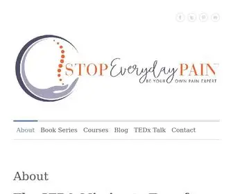 Stopeverydaypain.com(About) Screenshot