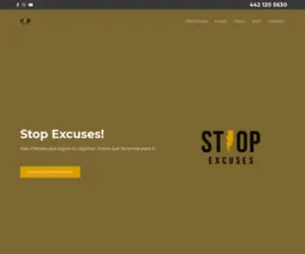 Stopexcuses.com.mx(Basta de excusas) Screenshot