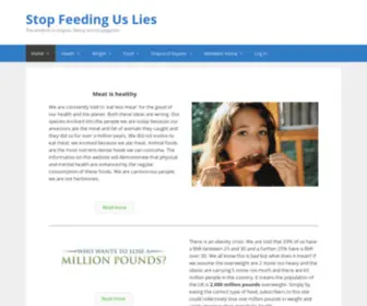 Stopfeedinguslies.com(The antidote to dogma) Screenshot